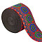 GORGECRAFT 7M Floral Embroidered Jacquard Ribbon 2