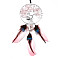 Natural Rose Quartz Big Pendants, Wire Wrapped Pendants, with Platinum Brass Wires Tree and Leather Cord,  Woven Net/Web with Feather, 590~595mm
