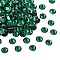 Preciosa® MAXIMA Crystal No Hotfix Flatback Stones, Czech Crystal, Dura Foiling, Round(438 11 615 Chaton Rose), 50730 Emerald, SS8(2.3~2.5mm)