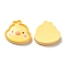Cute Cartoon Animal Opaque Resin Cabochons, Duck, 22x24x6mm