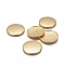 304 Stainless Steel Milled Edge Bezel Cups, Cabochon Settings, Flat Round, Golden, Tray: 25mm, 26x1.5mm