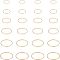 Brass Linking Rings, Golden, 10x1mm, 600pcs/box