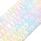 Natural Selenite Beads Strands, Dyed, Bamboo Stick, Mixed Color, 13x8.5mm, Hole: 0.8mm, about 30pcs/strand, 15.43