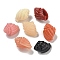 Synthetic Coral Carved Beads Strands, Dyed, Spiral Shell Shape, Mixed Color, 17.5x12.5x11mm, Hole: 1.4mm, about 22pcs/strand, 14.57''(37cm)