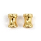 Rack Plating Brass Beads, Long-Lasting Plated, Column, Golden, 7x5mm, Hole: 2mm