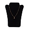 Velvet Necklace Display Bust, Black, 220x170x10mm