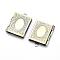 Brass Locket Pendants, Photo Frame Charms for Necklaces, Cadmium Free & Nickel Free & Lead Free, Rectangle, Brushed Antique Bronze, 26x19x4.5mm, Hole: 2mm, Inner Size: 10x15mm