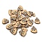 Handmade Polymer Clay Beads, No Hole, Dog, BurlyWood, 10.5x10.5x2mm, about 2272pcs/500g