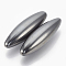 Magnetic Synthetic Hematite Beads, No Hole/Undrilled, Rice, 44.5~45.5x15mm