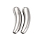 304 Stainless Steel Beads, Curved, Tube, Stainless Steel Color, 20.5x6.5x6mm, Hole: 1.8mm