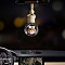 Empty Glass Perfume Bottle Pendants with Wood Cap, Aromatherapy Fragrance Essential Oil Diffuser Bottle, Car Hanging Decor, Girl Pattern, 20cm, Bottle: 6x3.6cm, Capacity: 8ml(0.27fl. oz)