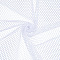 Polyester Mesh Fabric, Clothing Accessories, White, 1500x750x0.5mm