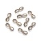 Tibetan Style Alloy Links connectors, Infinity, Cadmium Free & Nickel Free & Lead Free, Antique Bronze, 8x22.5x1mm, Hole: 4x7mm, about 1360pcs/1000g