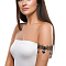 Lolita Style Lace Armlet, Arm Charm Bracelets, with Polyester Tassel, Antique Bronze, 11-1/4 inch(28.7cm)