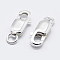 925 Sterling Silver Lobster Claw Clasps, with 925 Stamp, Silver, 12x5.5x3mm, Hole: 2mm