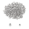 UNICRAFTALE 600pcs 2 Sizes 3mm/4mm Round Spacer Beads 316 Stainless Steel Loose Beads Small Hole Spacer Beads Smooth Surface Beads Finding for DIY Jewelry Making, Hole 1~1.5mm