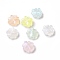 Luminous Acrylic Beads, Glitter Beads, Glow in the Dark, Four Leaf Clover, Mixed Color, 15.5x16x5mm, Hole: 2mm, about 740pcs/500g