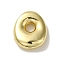 Rack Plating Brass Pendants, Balloon Letter Charms, for Personalized Name Necklaces Making, Cadmium Free & Lead Free, Long-Lasting Plated, Real 18K Gold Plated, Letter O, 22x18x6.5mm, Hole: 3x2.5mm