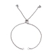 Изготовление браслета-слайдера из нержавеющей стали 304 Rolo Chain AJEW-JB01117-02-1