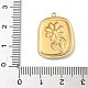 Подвески из нержавеющей стали 304 из эпоксидной смолы с натуральными ракушками и пайетками внутри STAS-L026-17G-P04-3