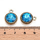 Стеклянные подвески k5 PALLOY-T090-43KCG-06-3