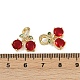 Латунные микро проложить кубического циркония подвески KK-C093-22G-3