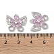 Латунные микропаве прозрачные подвески с фианитом KK-S367-18B-3