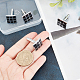2 пара латунных запонок KK-CA0003-40-3