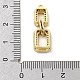Латунные микро проложить кубический цирконий подвеска KK-L228-16G-3