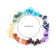 Чакра Gemstone браслеты простирания X-BJEW-JB02288-02-3