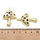 Латунные микро проложить кубического циркония подвески KK-U060-24G-3