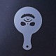 Пластиковое кафе пена спрей шаблон DIY-K011-17-2