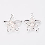 Латунные подвески KK-K230-25P-NF