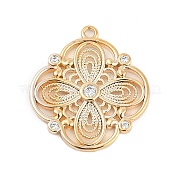 Кубический цирконий из латуни со стеклянными подвесками KK-Q026-10G