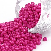 Выпечка краска стеклянные бусины SEED-S002-K24
