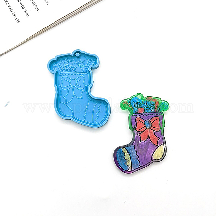 Diy силиконовые Молды для подвесок на рождественскую тему XMAS-PW0001-045C-1