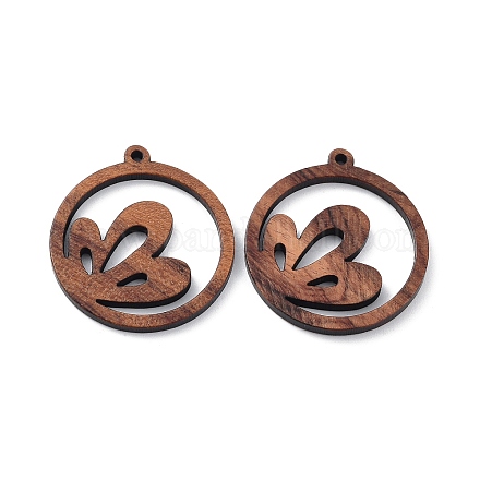 Подвески из орехового дерева WOOD-Q051-05D-1