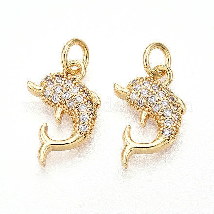 Латунные микро проложить кубического циркония подвески KK-T070-78G-1