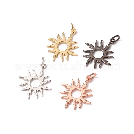 Подвески из латуни солнечное затмение KK-I668-08-1