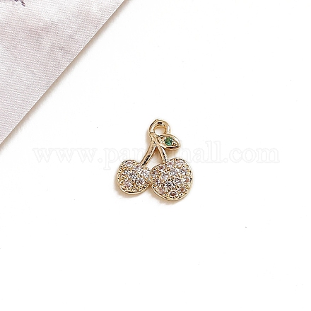Латунные микро проложить кубического циркония подвески PW-WGF36BB-02-1