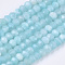 Natural Amazonite Beads Strands, Rondelle, Faceted, 3x2mm, Hole: 0.7mm, about 185pcs/Strand, 15.55 inch(39.5cm)
