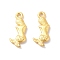 Rack Plating Alloy Pendants, Cadmium Free & Lead Free & Nickle Free, Mermaid Charm, Matte Gold Color, 20.5x9x2.5mm, Hole: 1.8mm