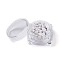 Nail Art Decoration, Natural Howlite Chip Beads, No Hole/Undrilled, 1.5~8.5x1.5~5mm, 6g/box