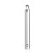 201 Stainless Steel Bar Tag Pendants, with Rhinestone, Rectangle, Crystal, Stainless Steel Color, 32x3x1.5mm, Hole: 3mm