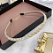 Hair Accessories, with Rhinestone, Hair Bands, White, 150x130x8mm