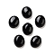 Natural Black Onyx(Dyed & Heated) Cabochons, Oval, 12x10x4.5mm