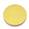Aluminium Pendants, Laser Cut Pendants, Flat Round, Stamping Blank Tag, Gold, 47.5x1.5mm, Hole: 4mm