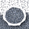 Glass Seed Beads, Ceylon, Round, Dark Gray, 3mm, Hole: 1mm, about 2222pcs/100g