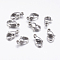 Tarnish Resistant 316 Surgical Stainless Steel Lobster Claw Clasps, Parrot Trigger Clasps, Manual Polishing, Stainless Steel Color, 12x6.2mm, Hole: 1mm, Inner Size: 4.5mm