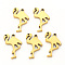 PVD Vacuum Plating 304 Stainless Steel Pendants, Laser Cut, Flamingos Shape, Real 18K Gold Plated, 15.5x11x1mm, Hole: 1.2mm